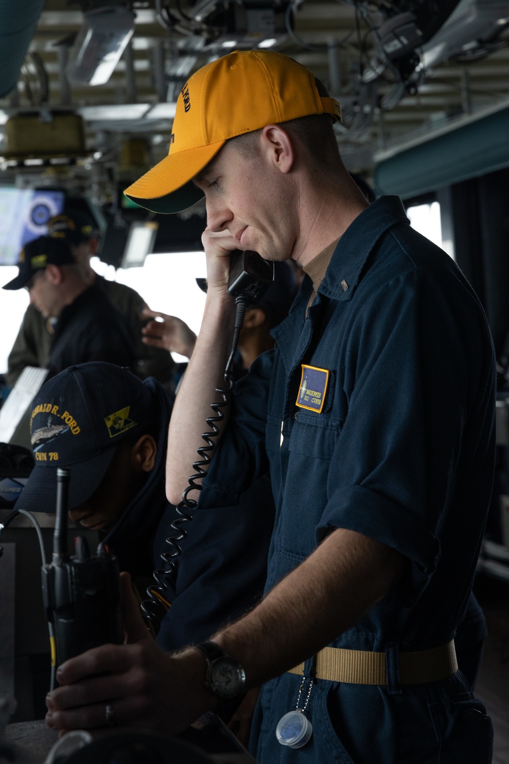 USS Gerald R. Ford Conducts Sea and Anchor