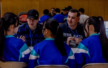 Camp Zama Soldiers Connect with Local Japanese Students at English Challenge Day