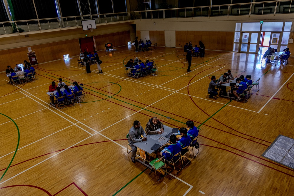 Camp Zama Soldiers Connect with Local Japanese Students at English Challenge Day