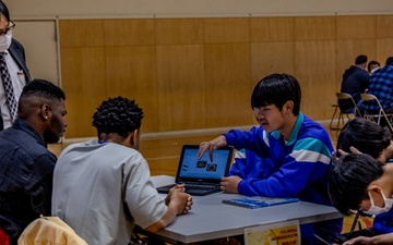 Camp Zama Soldiers Connect with Local Japanese Students at English Challenge Day