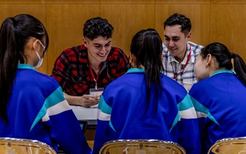 Camp Zama Soldiers Connect with Local Japanese Students at English Challenge Day