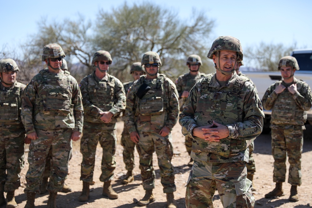 Nordhaus visits Guardsmen on duty securing border
