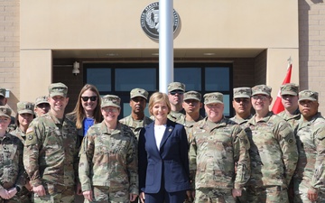 Building Stronger Connections: Congresswoman Lee Visits George W. Dunaway Army Reserve Center