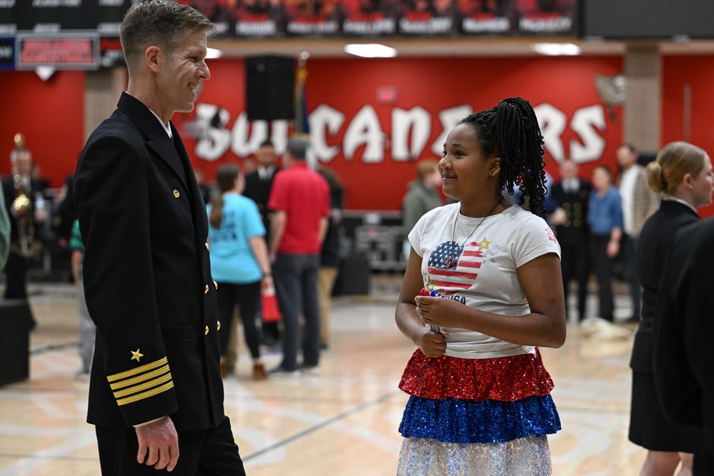 U.S. Navy Band performs in Acworth on National Tour