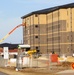 March 2025 barracks construction operations for South Barracks Project at Fort McCoy