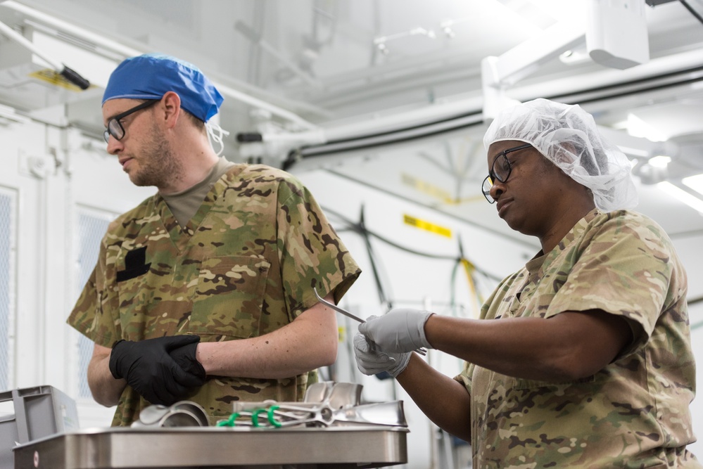 Coalition Forces React to Mass Casualty Exercise