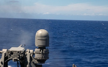 Wayne E. Meyer Conducts Live-Fire Exercise