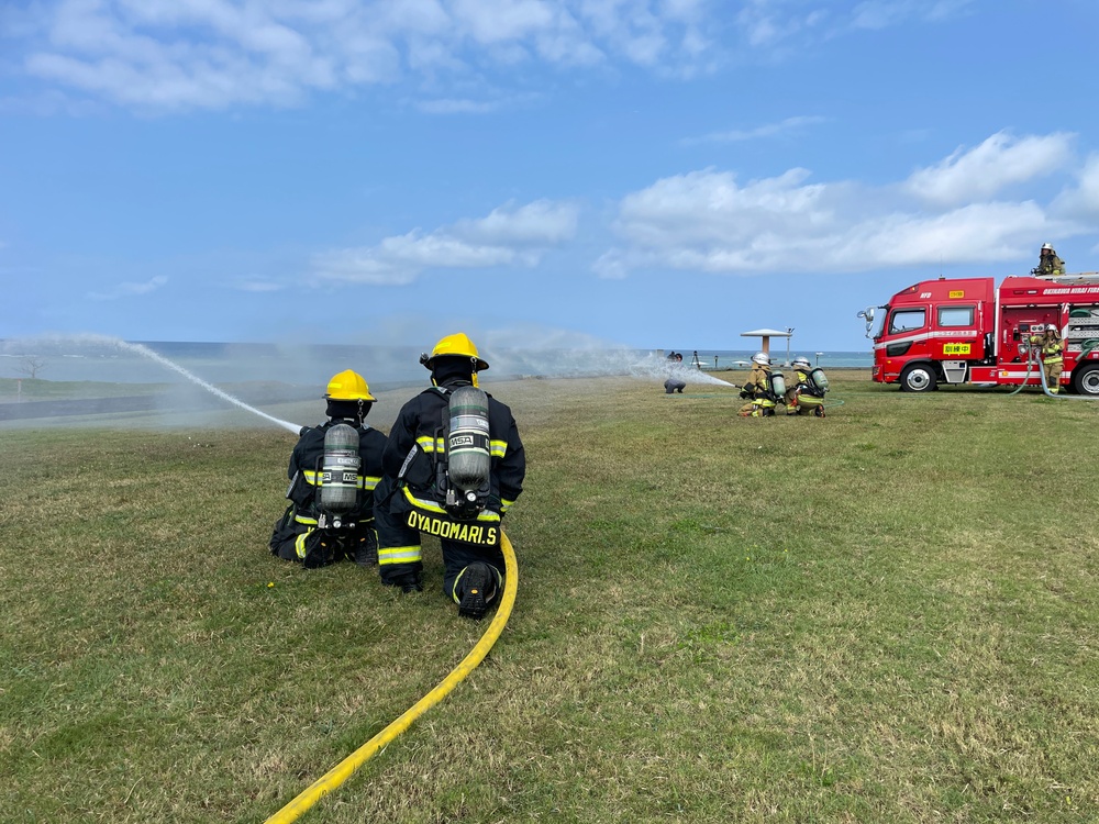 Torii Station Hosts Joint US-Japan Wildland Fire Training