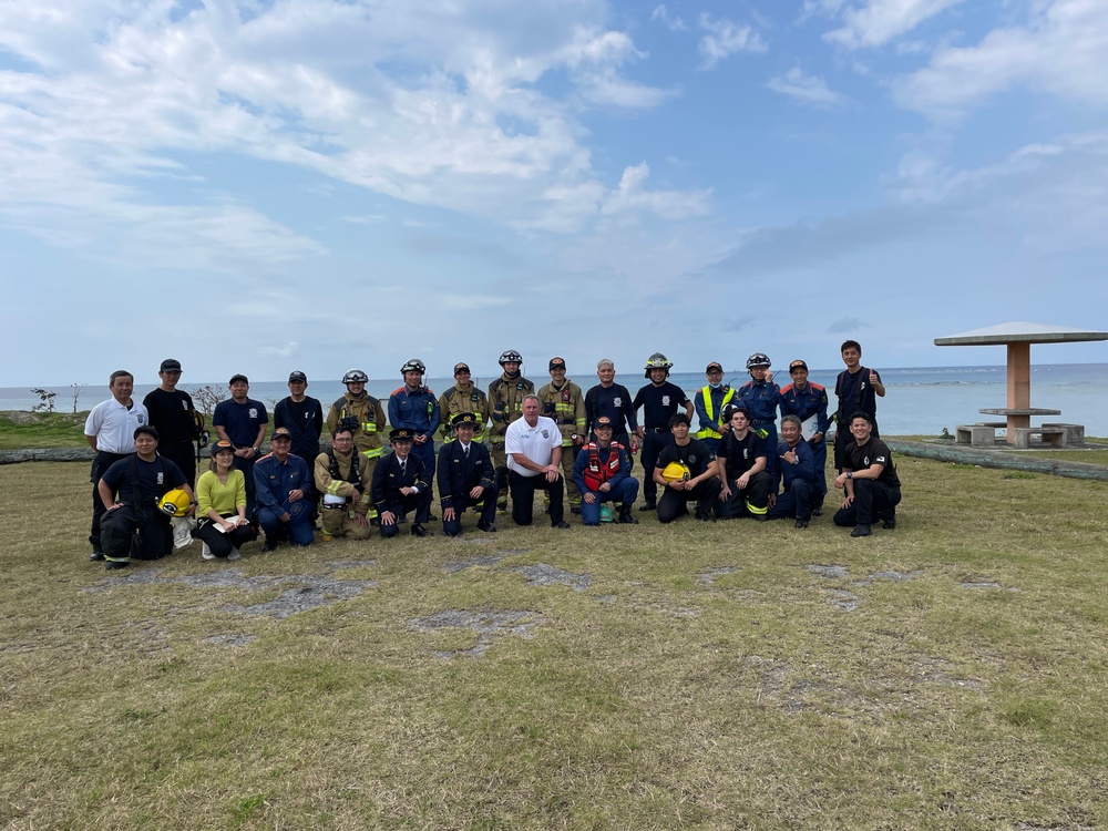 Torii Station Hosts Joint US-Japan Wildland Fire Training