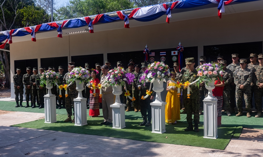 CG25 | U.S., JGSDF and Royal Thai Attend a Dedication Ceremony for ENCAP 4