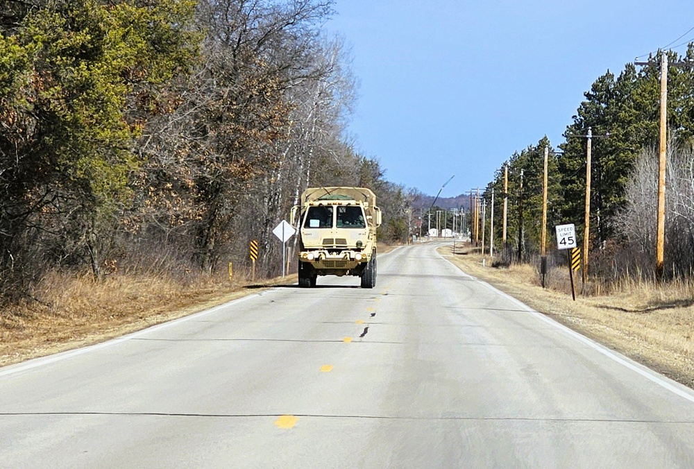 March 2025 training operations at Fort McCoy