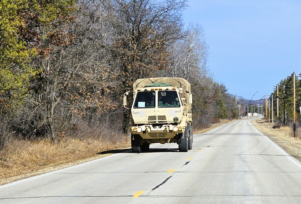March 2025 training operations at Fort McCoy