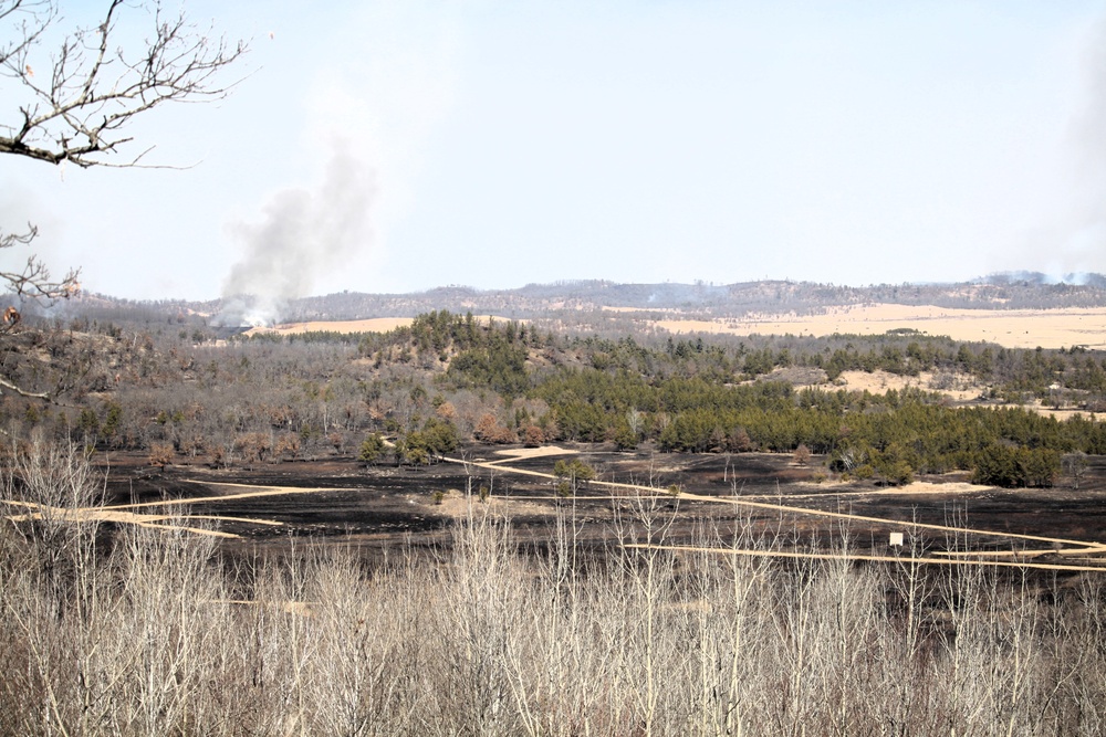 Fort McCoy prescribed burn team begins 2025 season with series of carefully managed burns