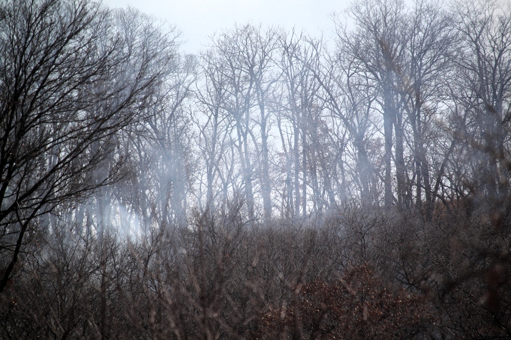 Fort McCoy prescribed burn team begins 2025 season with series of carefully managed burns
