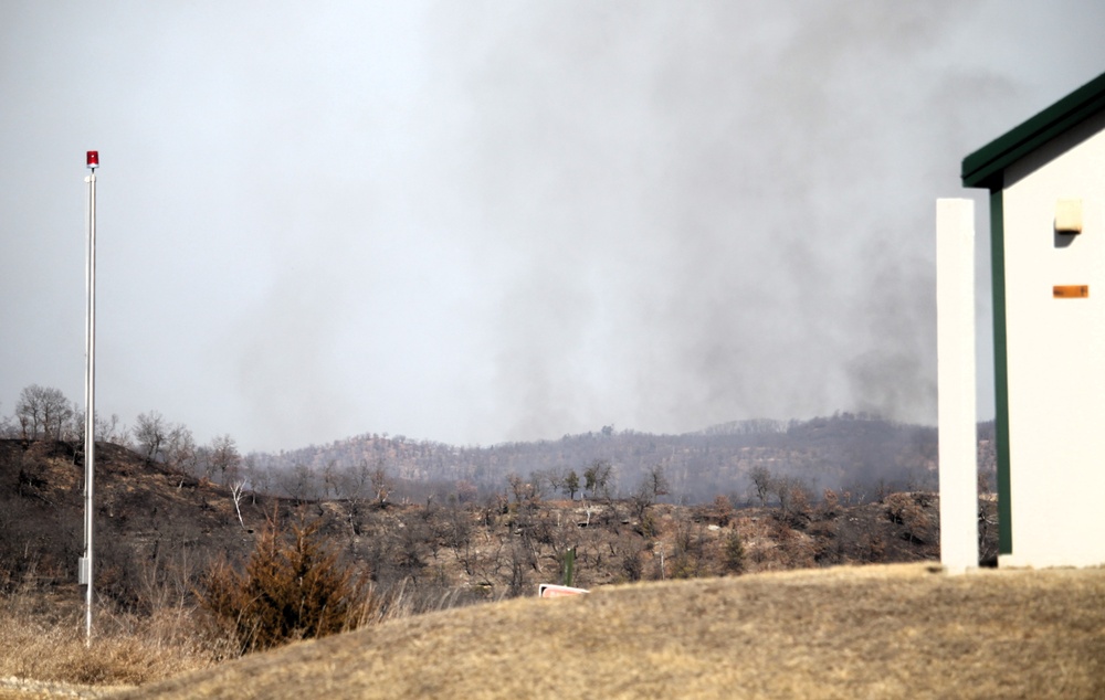 Fort McCoy prescribed burn team begins 2025 season with series of carefully managed burns