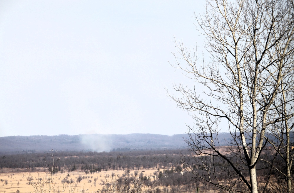 Fort McCoy prescribed burn team begins 2025 season with series of carefully managed burns