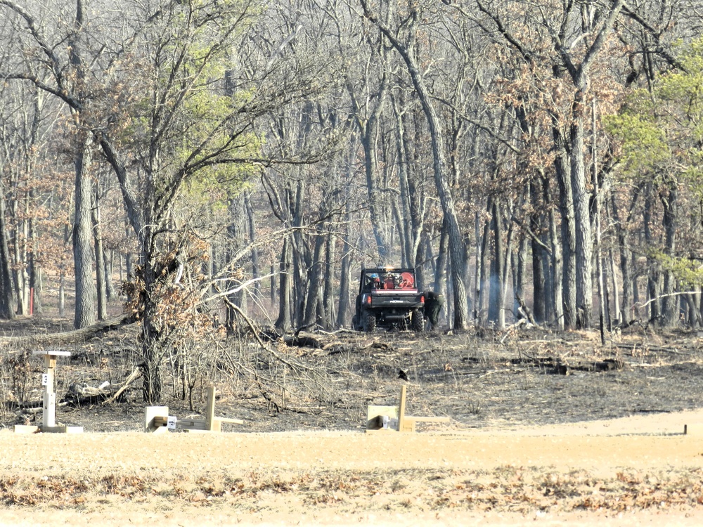 Fort McCoy prescribed burn team begins 2025 season with series of carefully managed burns
