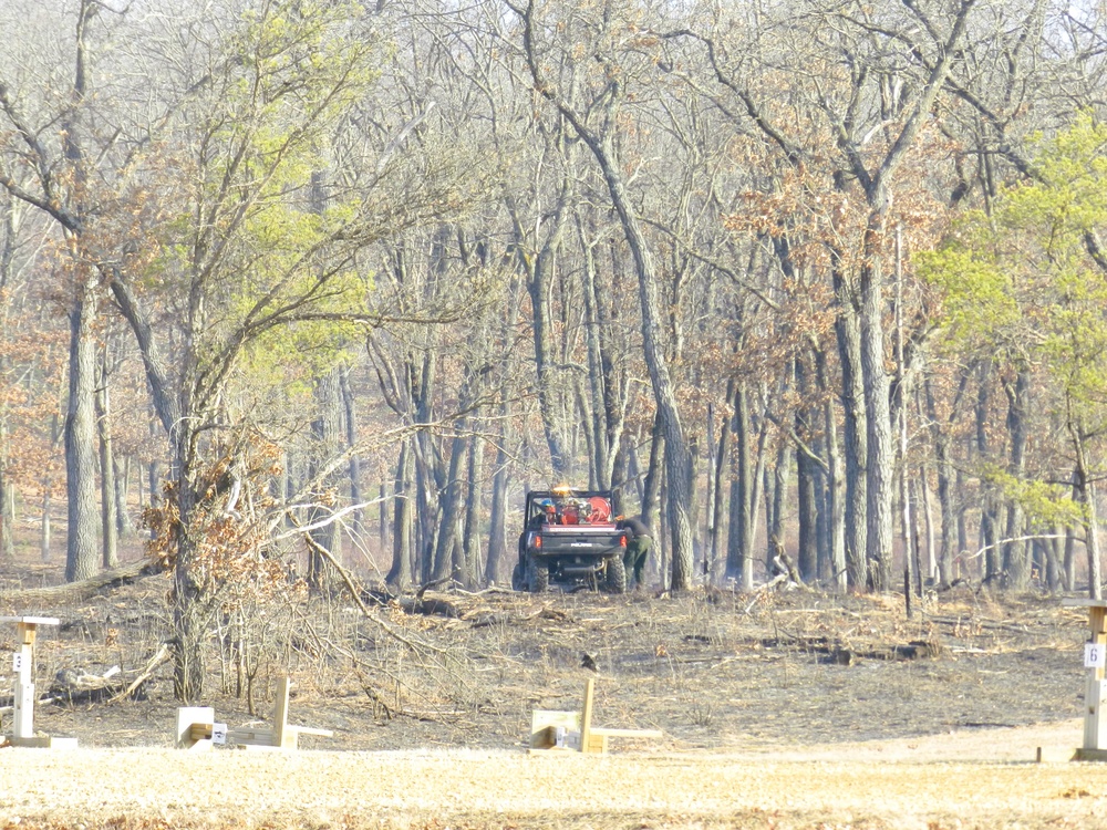 Fort McCoy prescribed burn team begins 2025 season with series of carefully managed burns