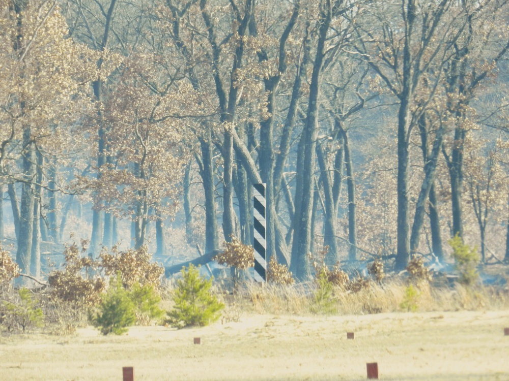 Fort McCoy prescribed burn team begins 2025 season with series of carefully managed burns