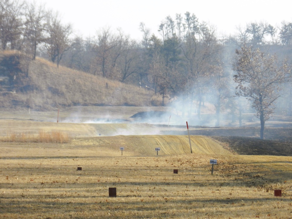 Fort McCoy prescribed burn team begins 2025 season with series of carefully managed burns