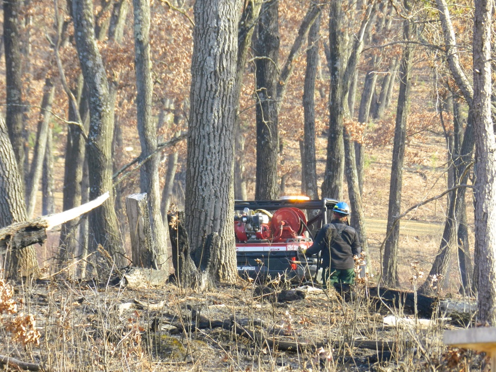 Fort McCoy prescribed burn team begins 2025 season with series of carefully managed burns