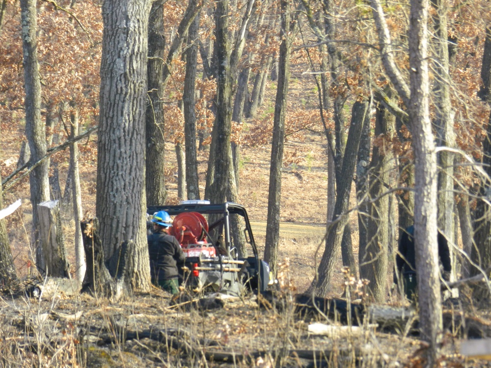 Fort McCoy prescribed burn team begins 2025 season with series of carefully managed burns