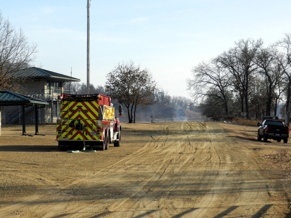 Fort McCoy prescribed burn team begins 2025 season with series of carefully managed burns