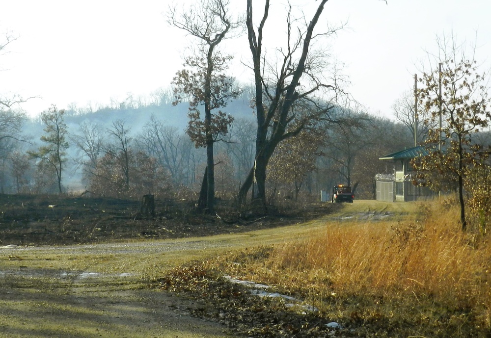 Fort McCoy prescribed burn team begins 2025 season with series of carefully managed burns