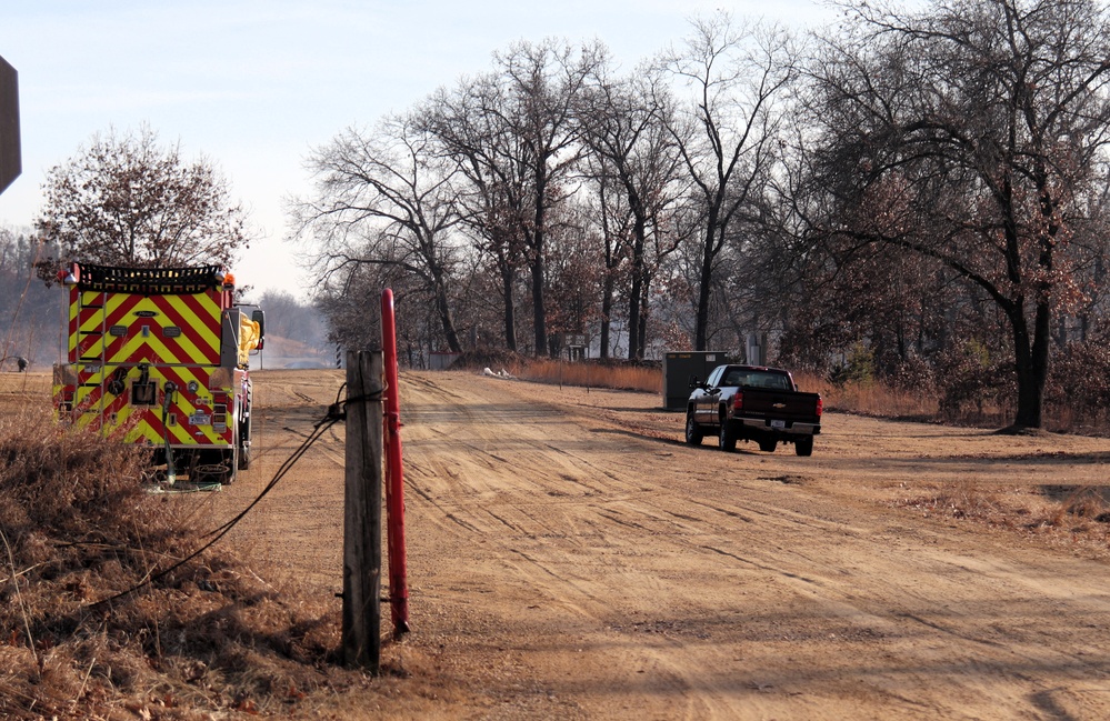 Fort McCoy prescribed burn team begins 2025 season with series of carefully managed burns