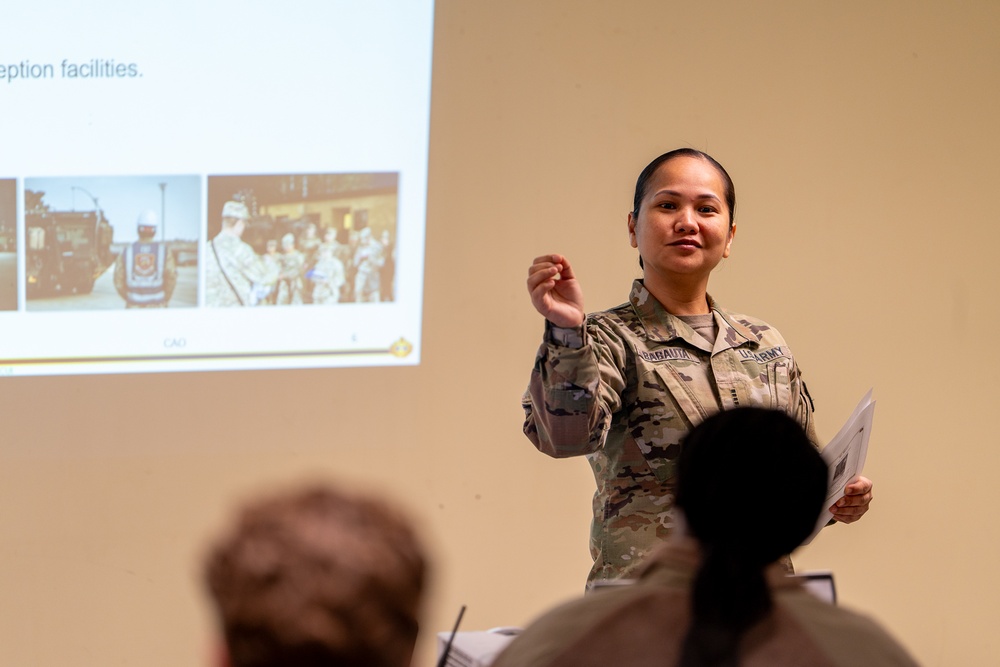 The 25th Transportation Battalion proudly hosted the Movement Control Academy at Camp Carroll from Feb. 11 to Feb. 13.