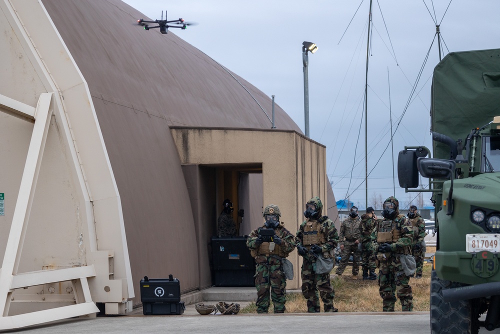 MWSS-172 responds to simulated base attack