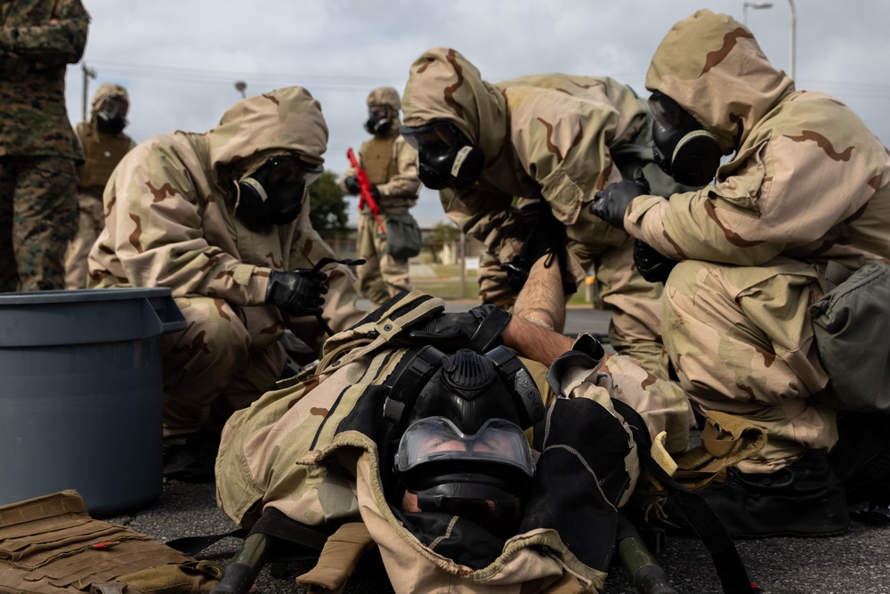 12th LAAB Marines Complete CBRN MS&amp;D Certification Course