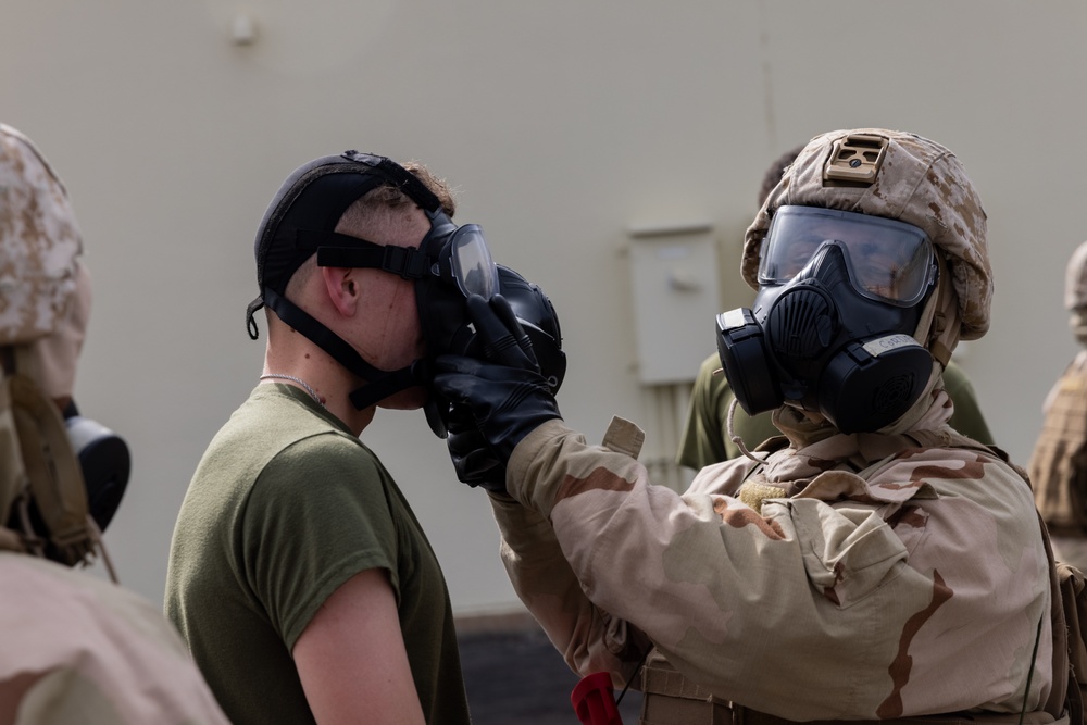12th LAAB Marines Complete CBRN MS&amp;D Certification Course