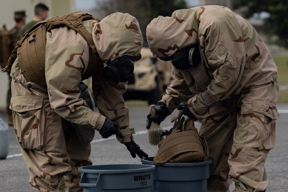 12th LAAB Marines Complete CBRN MS&amp;D Certification Course