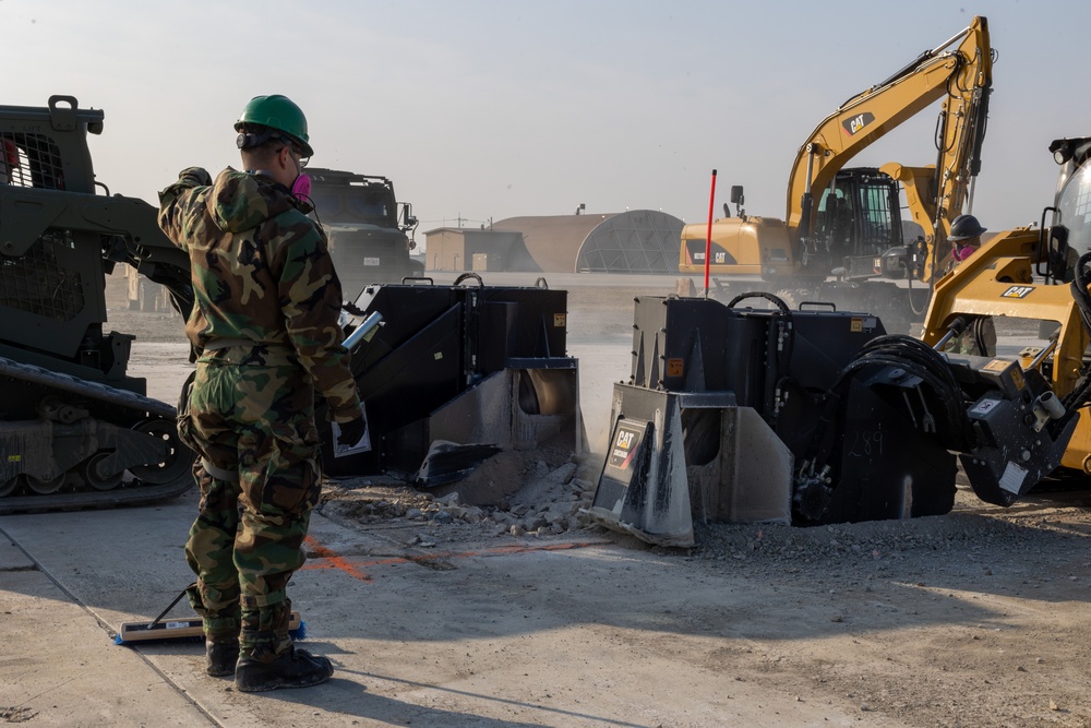 MWSS-172 repairs damaged airfield