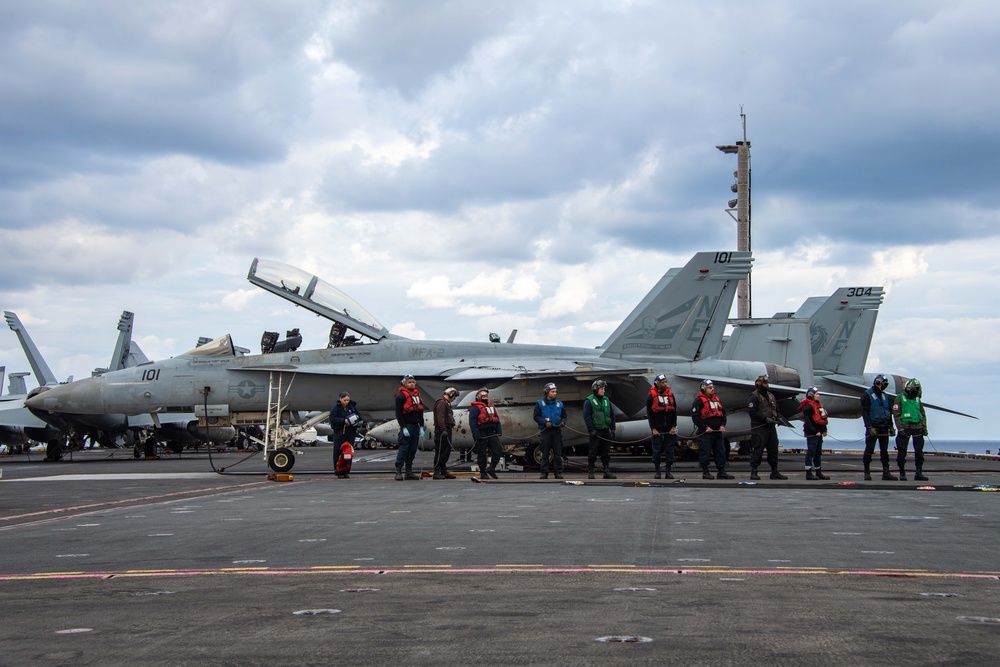 USS Carl Vinson (CVN 70) Conducts Routine Operations in the Sea of Japan