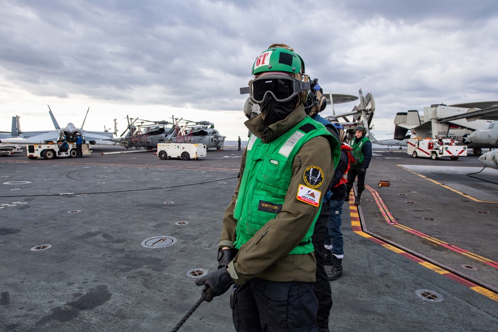 USS Carl Vinson (CVN 70) Conducts Routine Operations in the Sea of Japan