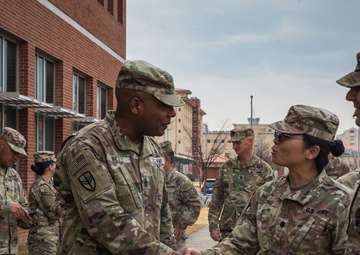Command Sgt. Maj. of the Army Reserve visits Korea