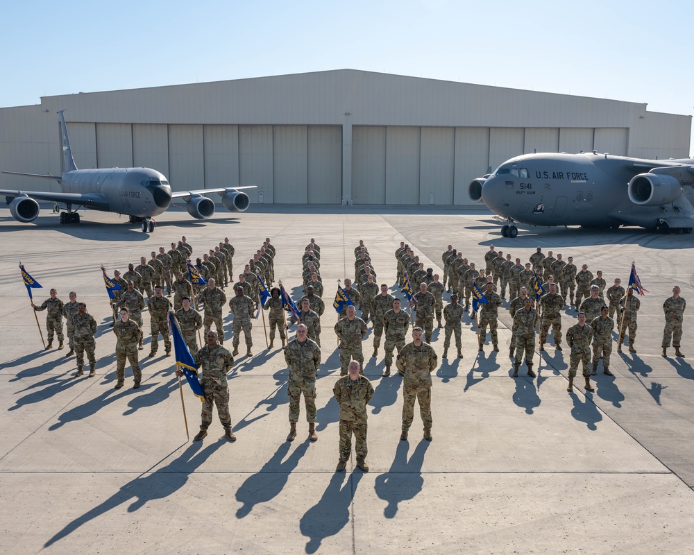379th AEW group photo