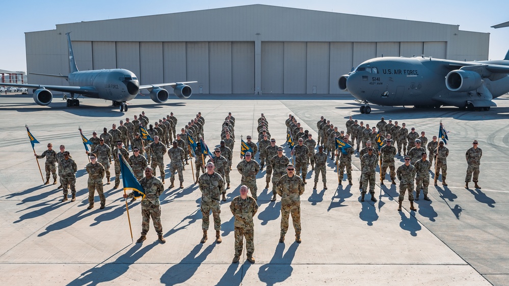 379th AEW group photo