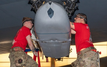 Two Squadrons from Barksdale compete in an Annual Load Competition