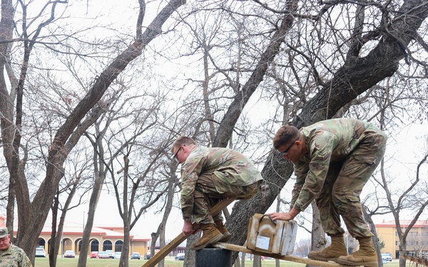 Squad negotiates objective during TDC