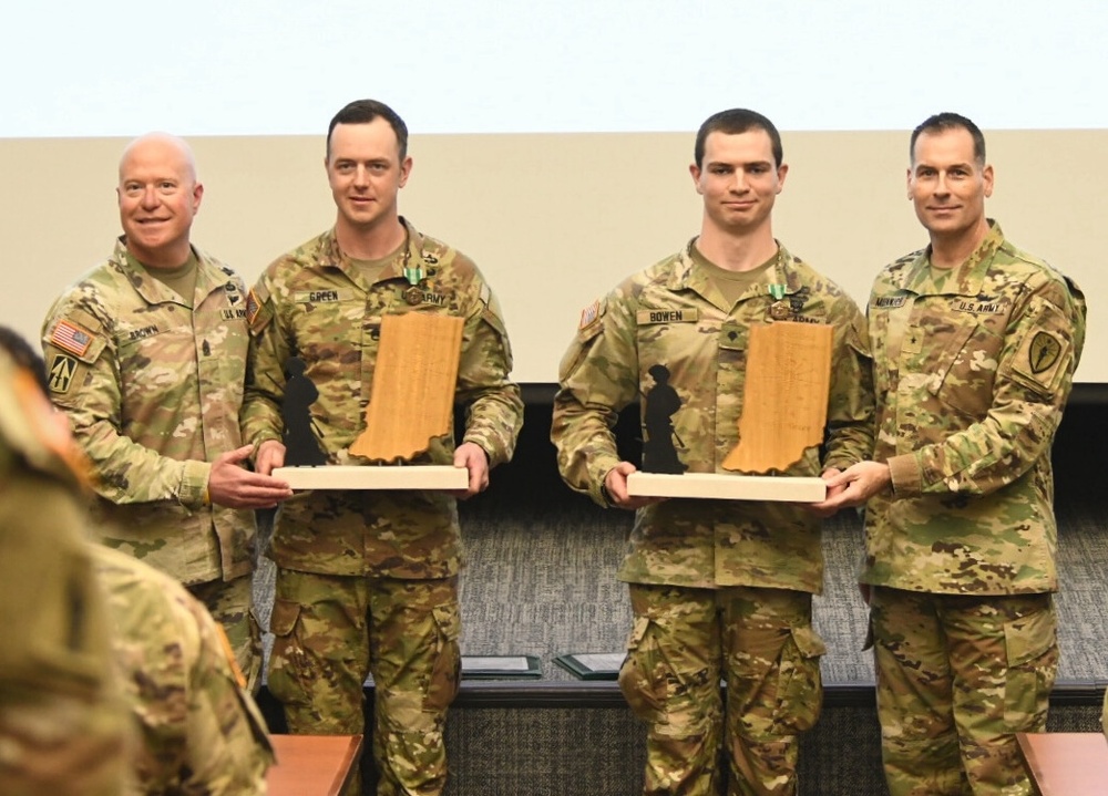 Infantry brigade soldiers take top honors in Indiana National Guard Best Warrior Competition for 2025