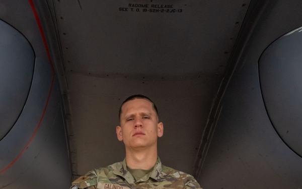 Airmen from the 69th Expeditionary Bomb Squadron Pose For Portraits