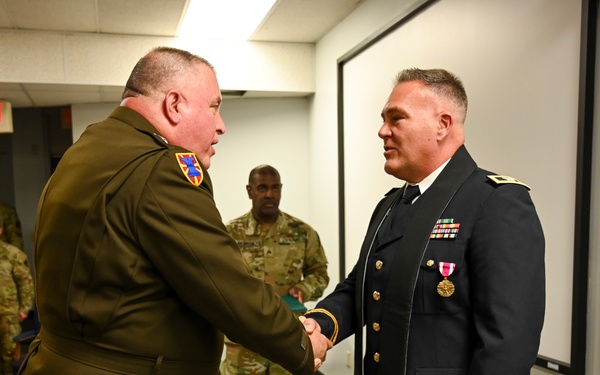 South Carolina National Guard conducts the change of the stole