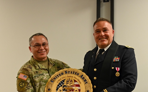 South Carolina National Guard conducts the change of the stole