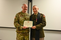 South Carolina National Guard conducts the change of the stole