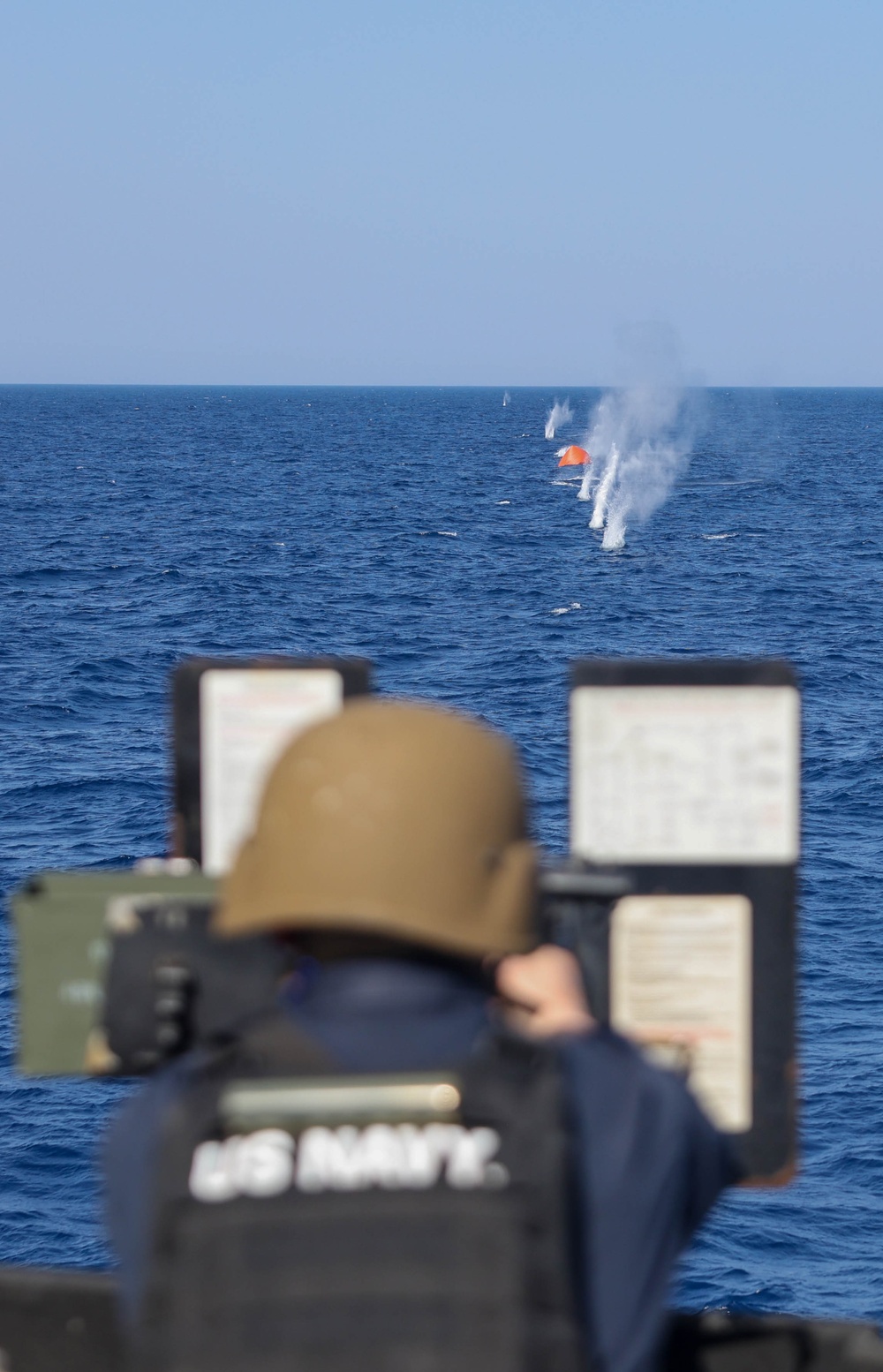 Live Fire Exercise Aboard USS The Sullivans