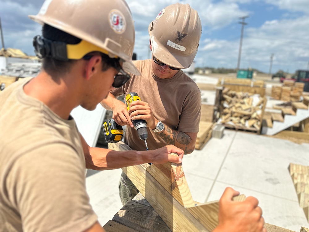 Seabees of Naval Mobile Construction Battalion (NMCB) 133