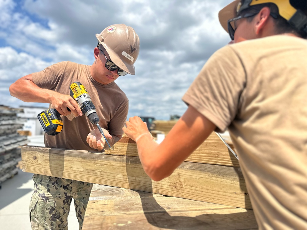 Seabees of Naval Mobile Construction Battalion (NMCB) 133